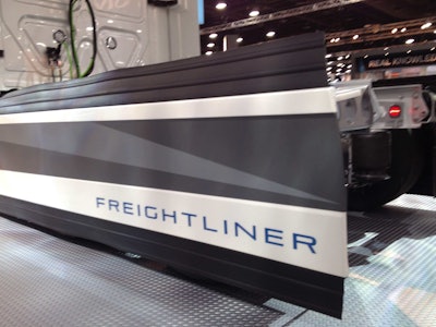 The public got an up close look at Freightliner ’s SuperTruck concept last week at the Mid-America Trucking Show.