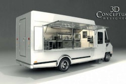 Got a better idea? The hipsters over at Slate, noting the ubiquitous presence of trendy food trucks in the nation’s urban centers (and on tv food shows, in foodie mags, and on the best-selling cookbook lists), do a little exercise in What if? and ponder the possibilities: Maybe there are other ways trucks and vans can be used to bring goods and services to the people. Of course, the readers of HardWorkingTrucks.com already have a multitude of uses for their vehicles, mostly conventional. But there are alternatives, maybe some you haven’t considered. The Slate piece notes there’s a already a wondering women’s fashion truck in New York, and doctor in Las Vegas who takes his hangover cure to the Strip. But the staff got together and came up with some tongue-in-cheek, outside-the-box van notions (catering to their core, cool young audience, of course): a umbrella truck, catering to those caught out unprepared for the weather; a tights truck, to respond to life’s untimely little snags; and even a cellphone-charging truck. But, when it comes to putting a truck to good use, as the research staff here at Fun Trucks Friday have come to appreciate, there’s nothing new under the sun. (Conceptual design by Thom Schillinger.)