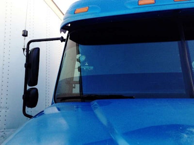 Overdrive’s Dashcam Central encourages video submission of videos from all forms of forward-facing truck-mounted cameras, including those attached to mirrors, like this one here, systems like those from Lytx and SmartDrive or ones from GoPro-like cameras that capture the highway ahead.
