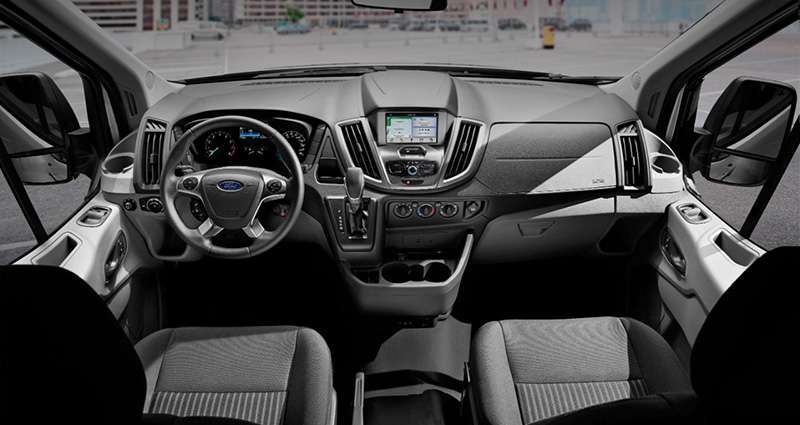 SYNC 3, Ford&rsquo;s new communications and entertainment system, is available for 2016 Ford Transit.