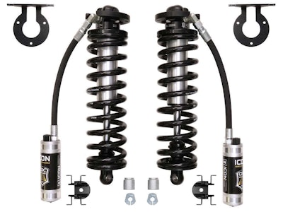 The 2.5” Remote Reservoir Coilover featured in these kits is based off of ICON’s 2.5 VS Series shock line with Eibach coil springs, FK Rod End bearings, and vehicle-specific valving.