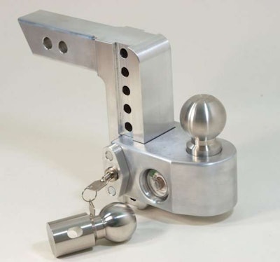 Weigh-Safe offers multiple drop-shank lengths. This is the 6' model that comes with both 2' and 2-5/16' stainless steel hitch balls. Price: $288.