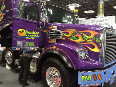 Almond, Wisc.-based Paradise Trucking Corp. really tricked out their dump truck.