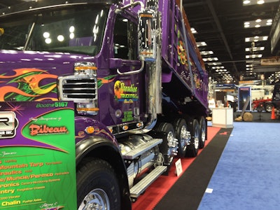 Almond, Wisc.-based Paradise Trucking Corp. really tricked out their dump truck.