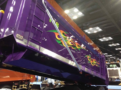 Almond, Wisc.-based Paradise Trucking Corp. really tricked out their dump truck.