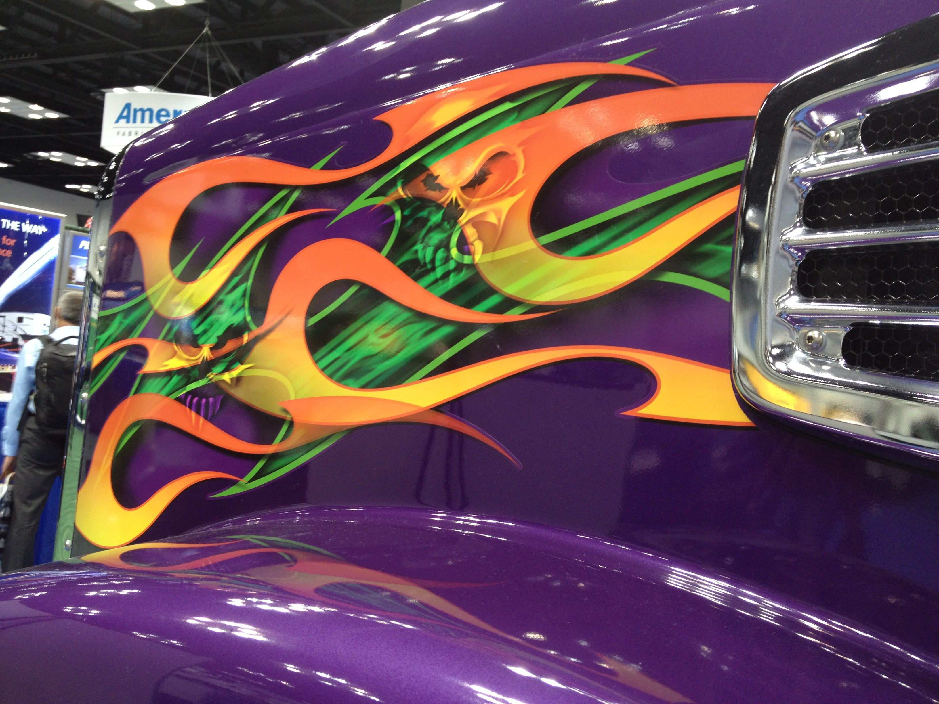 Almond, Wisc.-based Paradise Trucking Corp. really tricked out their dump truck.