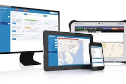 Screenshots of fleet software