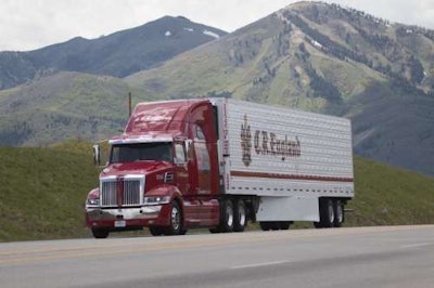 C r England Is First U s Carrier To Introduce Western Star 5700 Xe Automated Shift Transmission Tractors Into Fleet (pr News Foto/C r England, Inc