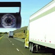 Semi truck going fast on interstate highway