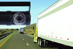 Semi truck going fast on interstate highway