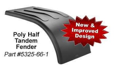 Fleetline Half-Tandem Poly Fender