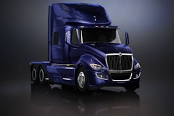 Among the most striking features on the ultra-aero International ProStar are chassis skirts that fully cover the drag wheels.