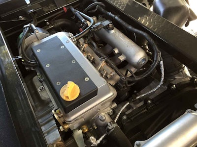 Gas engine is same 812cc 3-cylinder as used in current Mule PRO series.