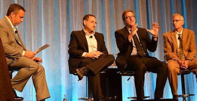 From left: Greg Cohen, David Levinson, John Woodruffe and Bob Kreeb.