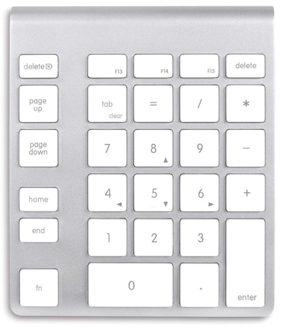NewerTech Wireless Aluminum Keypad