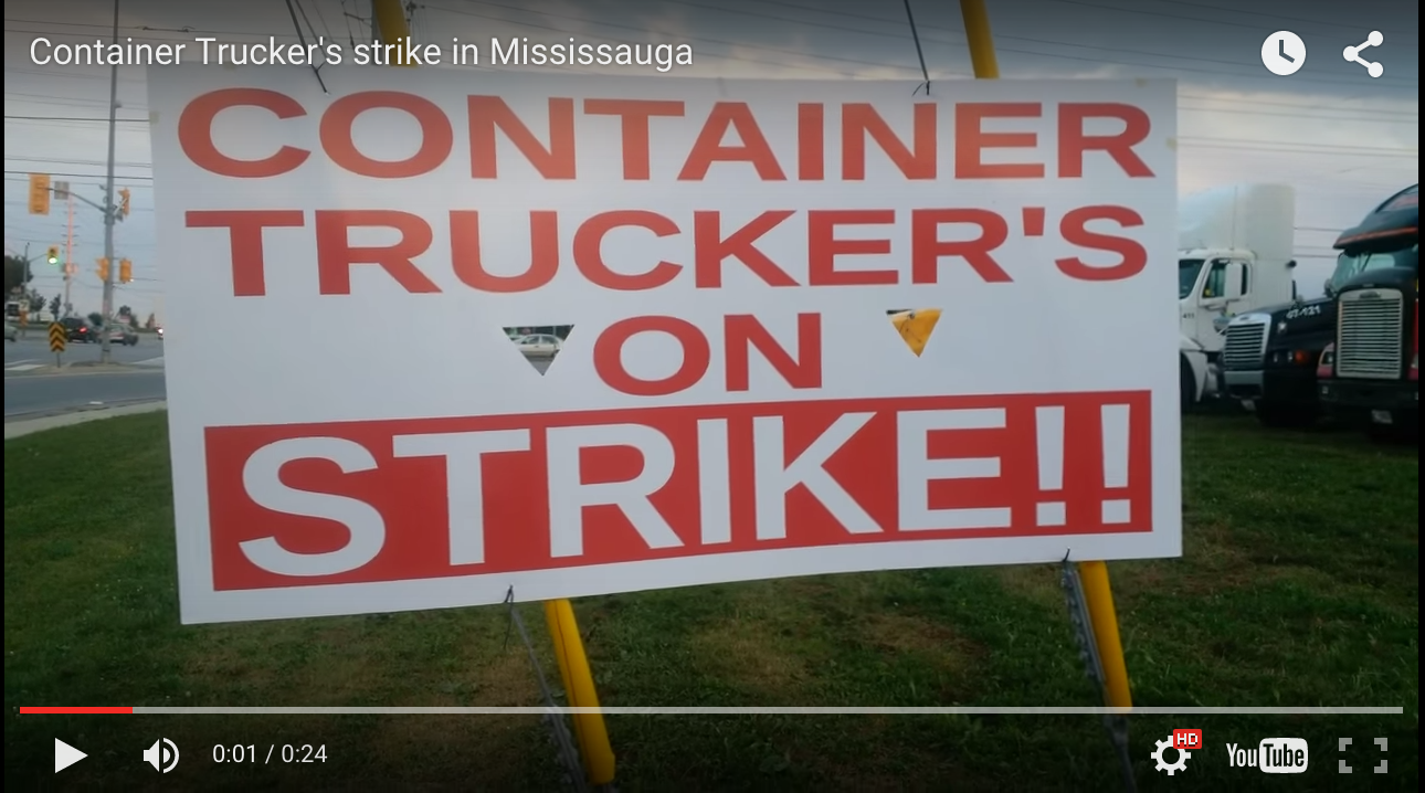 latest on truckers strike
