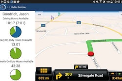 J.J. Keller & Associates partnered with ALK Technologies to add CoPilot Truck GPS navigation as an option in its J. J. Keller Compliance Tablet. Drivers can view Hours of Service information alongside the navigation guidance screen.