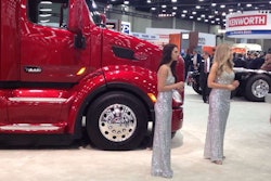 Peterbilt’s MATS booth in 2015 put emphasis on the company’s ‘pride and class.’
