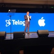 Dave Cozzens, chief executive of Telogis, announces a partnership with Apple