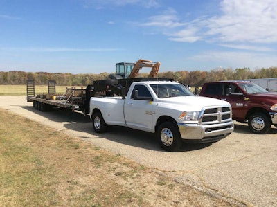 The 3500 driven by CCJ Equipment Editor Jack Roberts during his test drive.