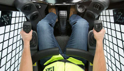 Caterpillar D Series hand and foot controls