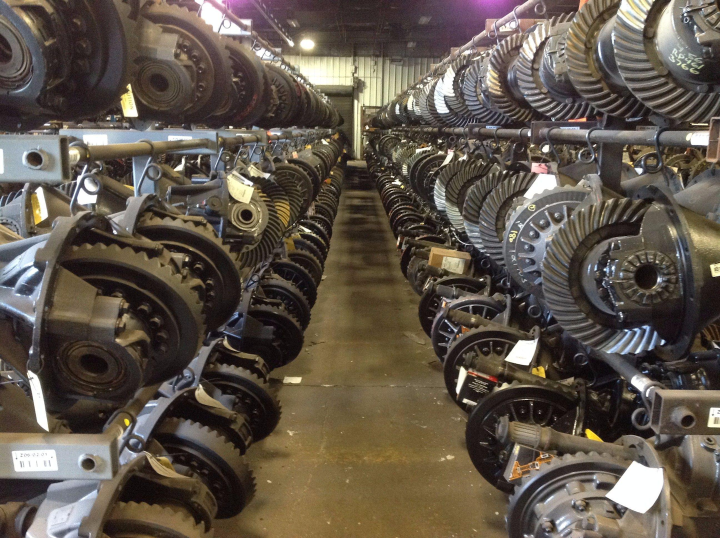 A look inside of one of LKQ’s parts warehouses.