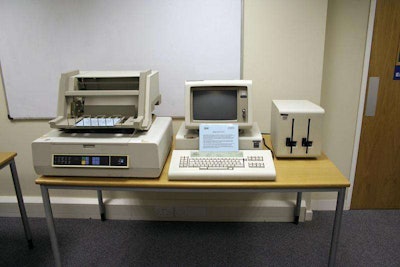 The IBM Displaywriter as it appeared in 1983.
