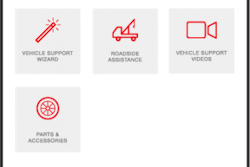 Mitsubishis’s FusoFirst warranty program features an interactive app designed to quickly connect drivers to benefits like 24/7 roadside assistance.