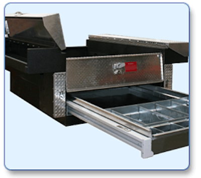 Fleetwest is offering powder coating paint finishes on its line of Load’N’Go truck bodies.