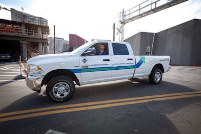 U.C. Berkeley Lab announced that scientists there have developed a powder-like substance that can greatly increase natural gas storage capacity. (Photo courtesy of Natural Gas Vehicles of America.)
