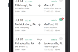 Carriers that use LoadSmart are required to have tracking capabilities. One option is to use a mobile app.