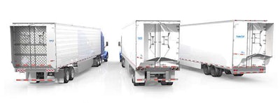 3 semi truck trailers