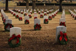 Trucking companies and truckers this week are transporting wreaths to military veteran cemeteries across the U.S. for Wreaths Across America Day on Saturday, Dec. 15.