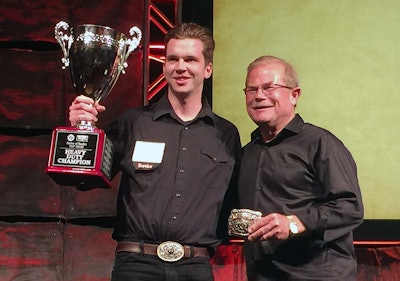 Travis Graham won third place in the Paccar MX division, was named Heavy Duty Grand Champion and All Around Rodeo Champion.