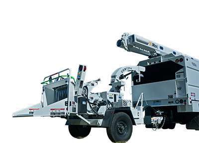 Altec’s new hydraulic chipper eliminates the need for an engine, thus reducing extra maintenance and weight.
