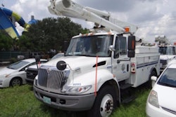 This Altec L42A over-center bucket truck will be up for auction along with hundreds of other fleet vehicles and equipment this Saturday in Riviera Beach, Fla.