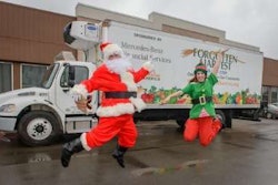 The fleet at Second Harvest of Oak Park, Mich., a food charity, welcomed a needed gift this week: a new 2016 Freightliner refrigerated class six truck.