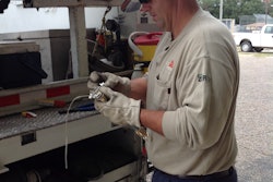 John D. Gibbs and his utility truck are often in harm’s way when it comes to repairing power problems. But it’s not the high voltage that causes the most concern.