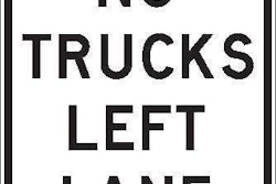 No-trucks-left-lane
