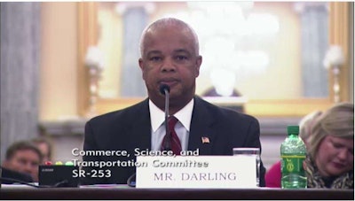 Darling testified Jan. 20 before the Senate’s Commerce Committee as the next step in his nomination process to become the next administrator of FMCSA.