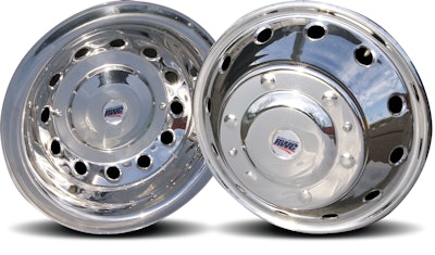 Ford Transit can now get dressed up with wheel simulators, grille and vent overlays from RealWheels.