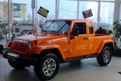 Jeep broke their silence this week at the Detroit Auto Show and announced that the company will be producing a pickup based on the next generation Wrangler. Pictured above is a 2013 Jeep Wrangler Unlimited that’s been converted to a pickup using Jeep’s JK-8 body conversion kit.