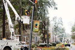 Linemen from across several states drove to North Carolina to help restore power outages caused by winter storm Jonas.