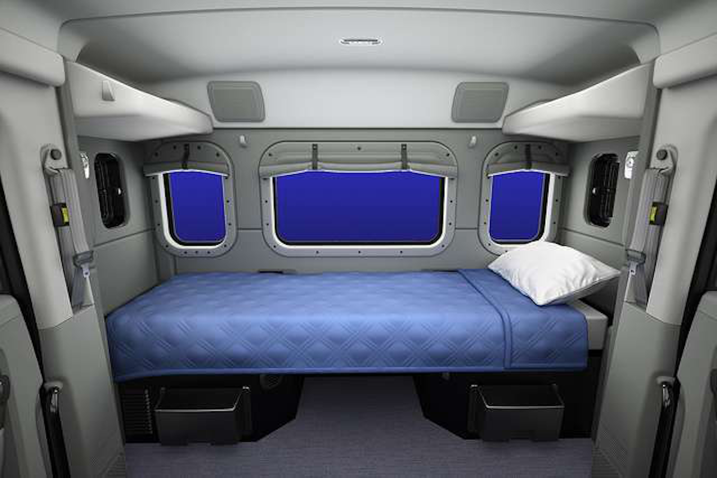 kenworth sleeper mattress size