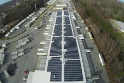 Estes Express Lines recently installed solar panels at its Greensboro, N.C., terminal.