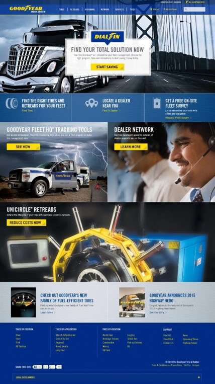 Goodyear-commercial-web-site-landing-page