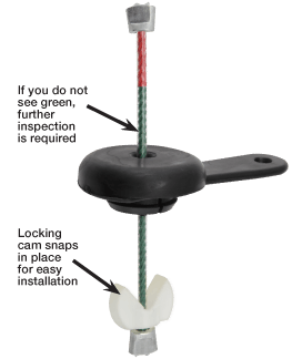 TSE Brakes Visi-Chek Visual Brake Stroke Indicator