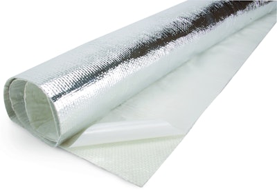 DEI’s Low Profile Heat Screen, provides a thin, Mylar and glass fiber barrier against heat.