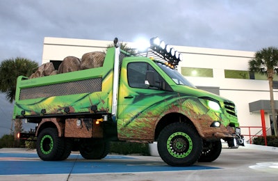 The versatile Mercedes-Benz Sprinter cab chassis can be transformed into a dump truck and a whole lot more.
