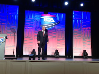 Keith Tuttle, TCA chairman, gave the opening remarks at the annual convention, Mar. 7